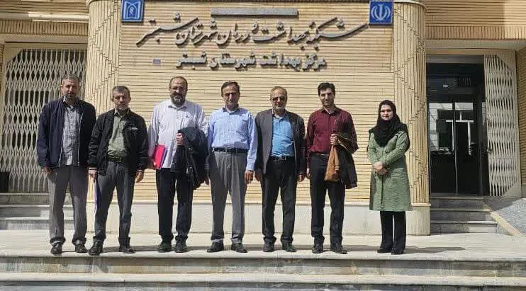 پایش و بازرسی  دوره ای همکاران مدیریت بازرسی از شبکه بهداشت و درمان شبستر