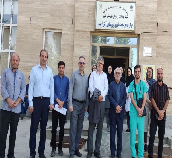 بازدید و بررسی پرونده موردی در شهرستان کلیبر مرکز جامع سلامت آبش احمد