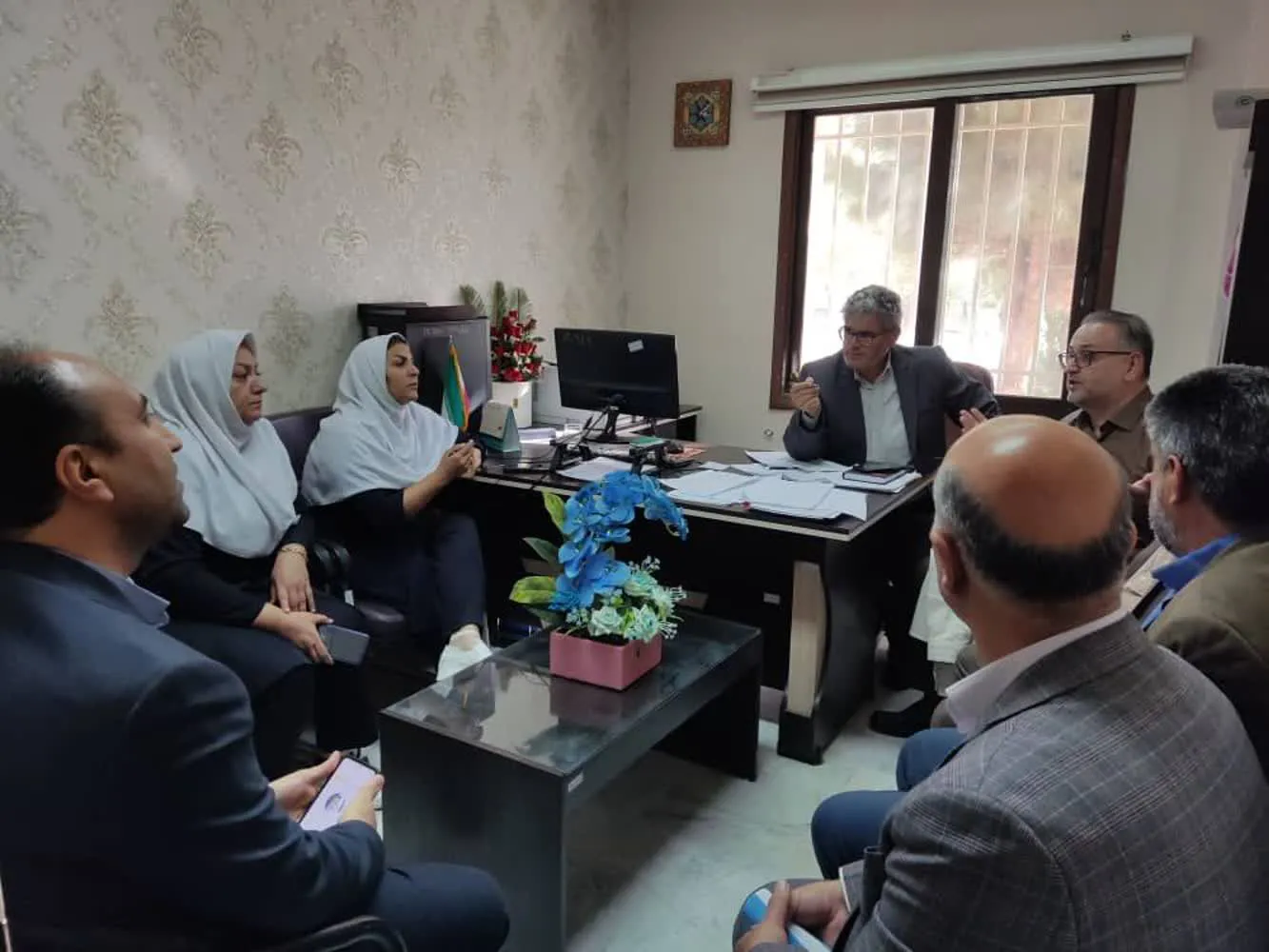 پایش دوره ای همکاران مدیریت بازرسی از شبکه بهداشت و درمان ملکان